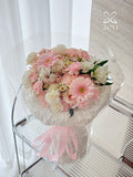 Soft Pink Omakase Round Mixed Bouquet｜FL‑129