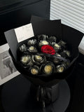 Black Knight Rose Bouquet｜FH016