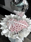 Pink Manta Rose Love Shape 52/99 Stalks With Ballon｜FR-026