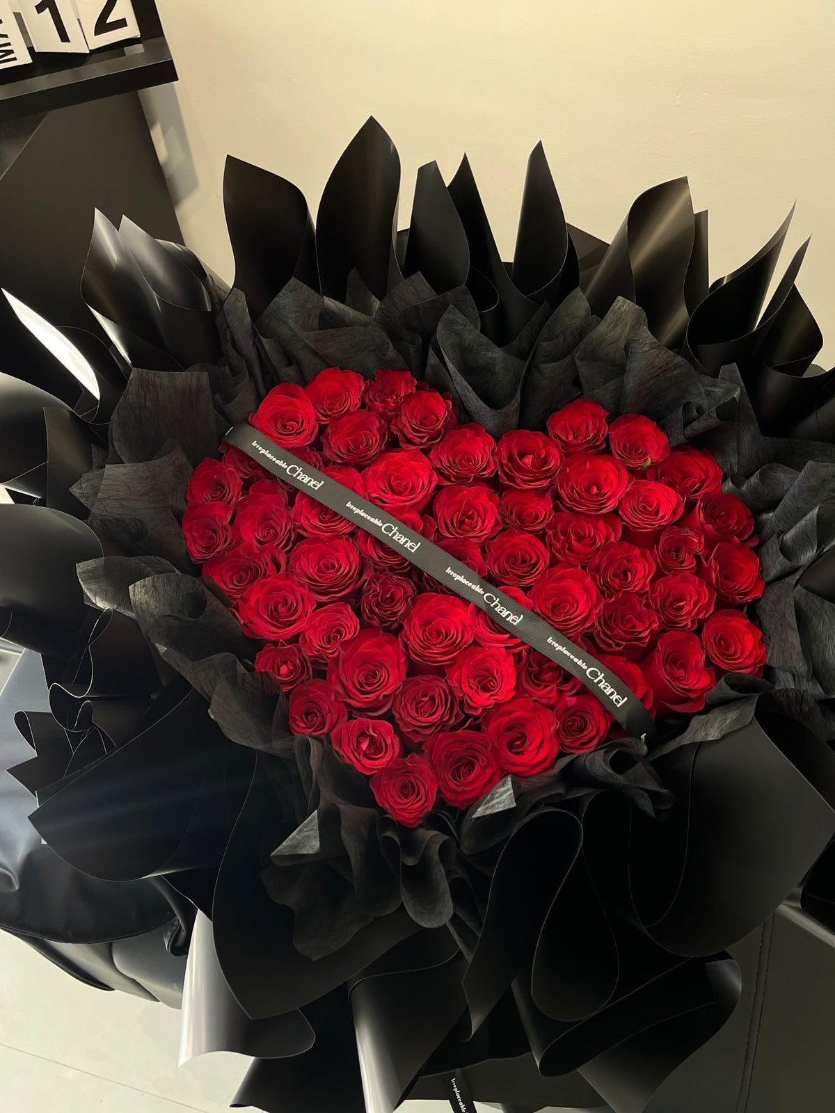 Red Rose Love Shape 52/99 Stalks｜FR-016