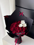 Red Rose 19 Stalks With Orchid Bouquet｜FR-020